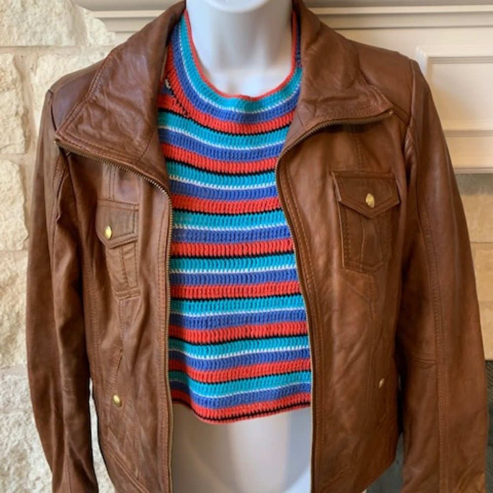 Womens Guess Leather Jackets